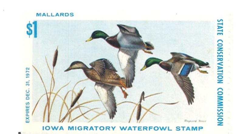 (image for) Iowa 1 Migratory Waterfowl Stamp MNH CV $150